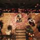 Romantic Arta Wedding Video Teaser. Bride and Groom having first dance with petal drop in Arta Glasgow's beautiful courtyard
