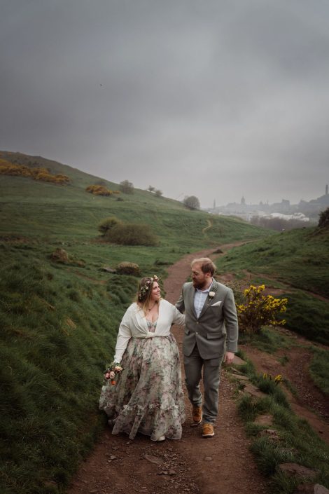 St Anthonys Chapel Edinburgh Elopement Wedding Photography