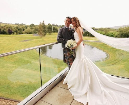 Beautiful Lochside House Hotel Wedding